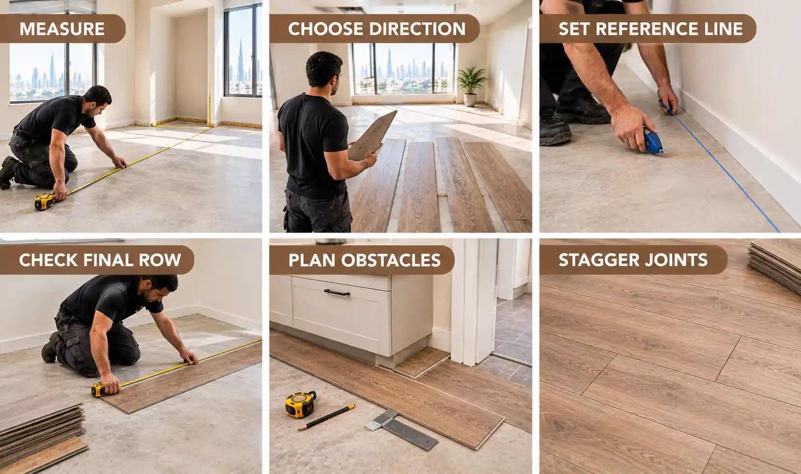 How to Plan the Vinyl Plank Layout