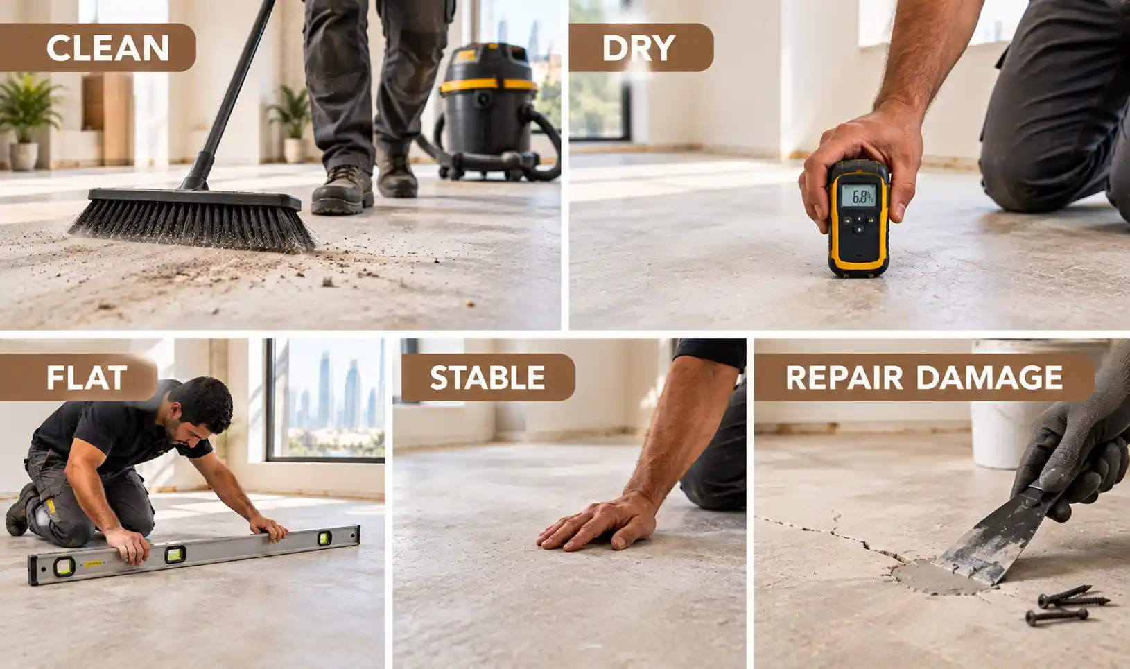 How to Prepare the Subfloor