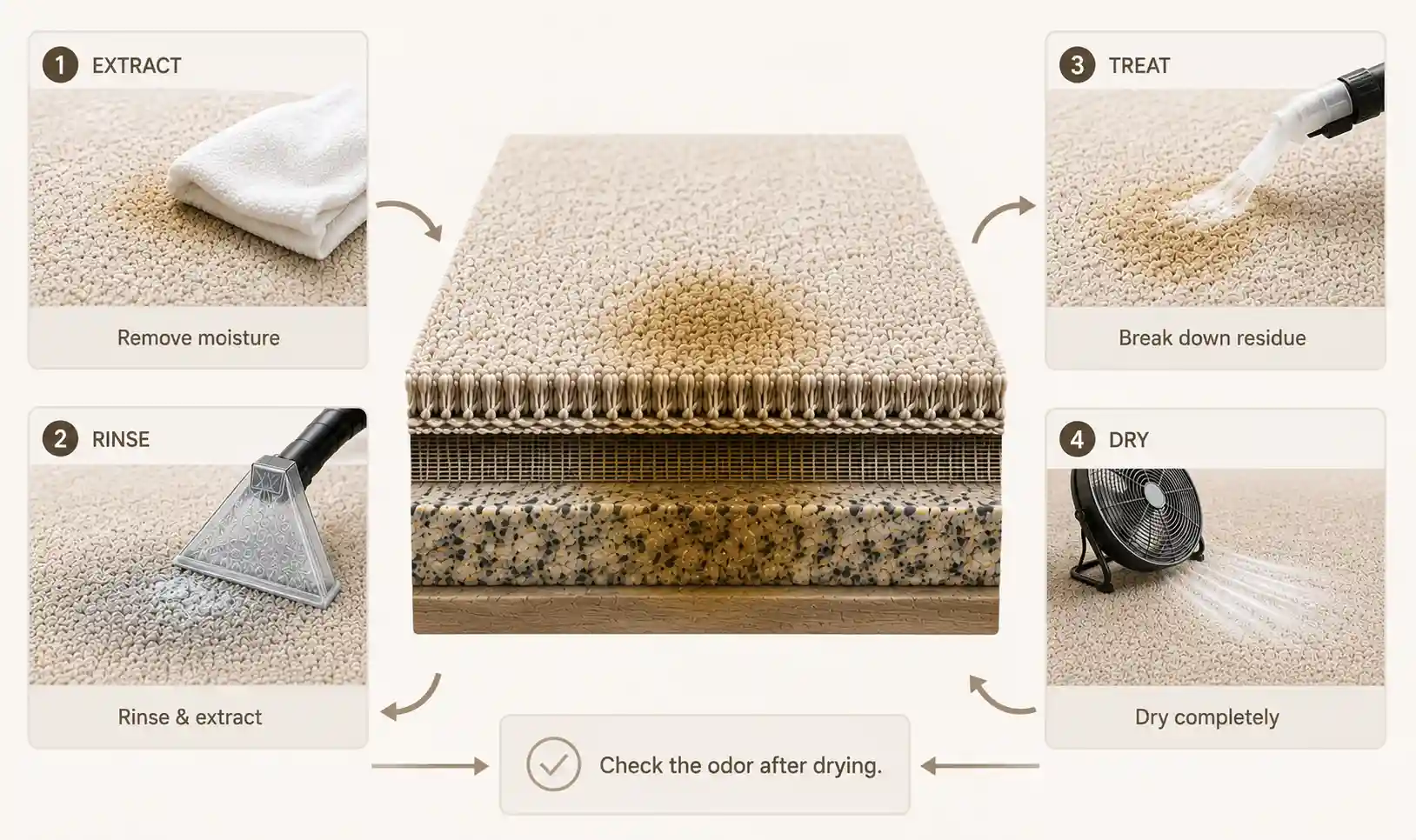 How to Remove Human Urine Smell From Carpet