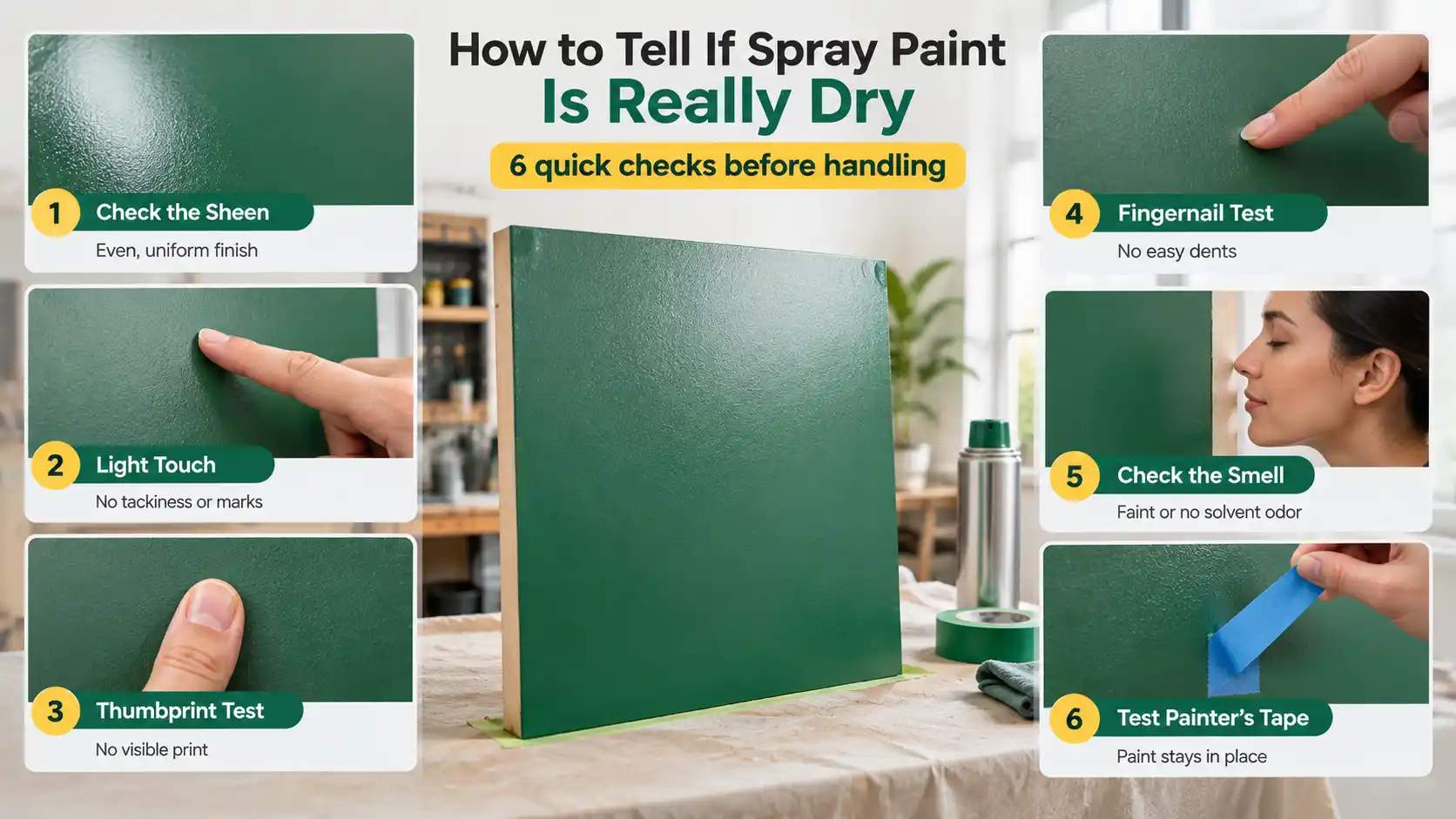 How to Tell If Spray Paint Is Really Dry