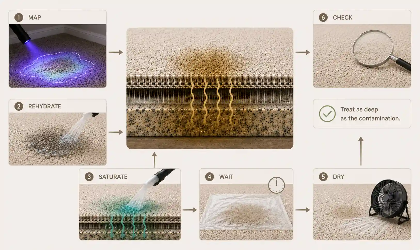 How to Treat Dried Urine in Carpet
