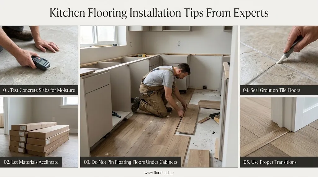 Kitchen Flooring Installation Tips From Experts