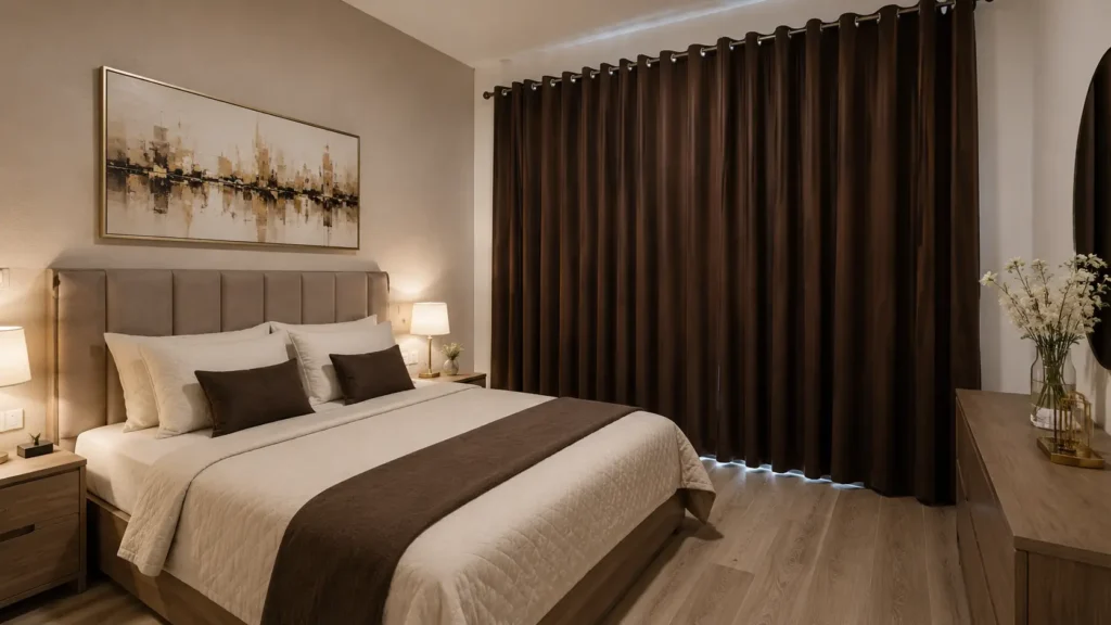 LVT flooring in bedroom