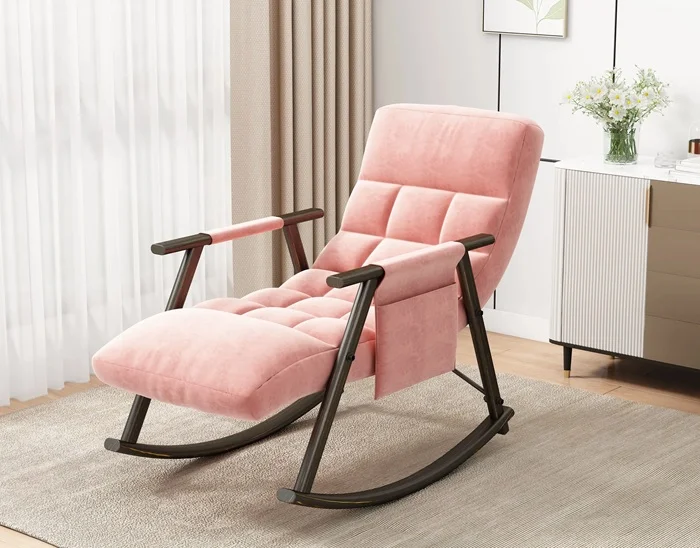 Leisure Cushioned Rocking Chair upholstery