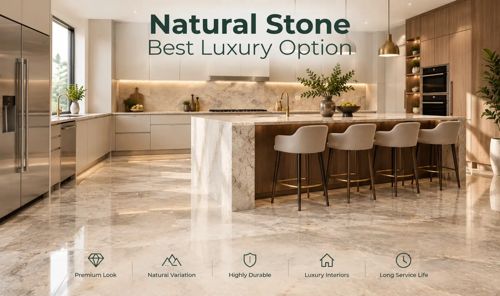 Natural Stone - Best Luxury Option