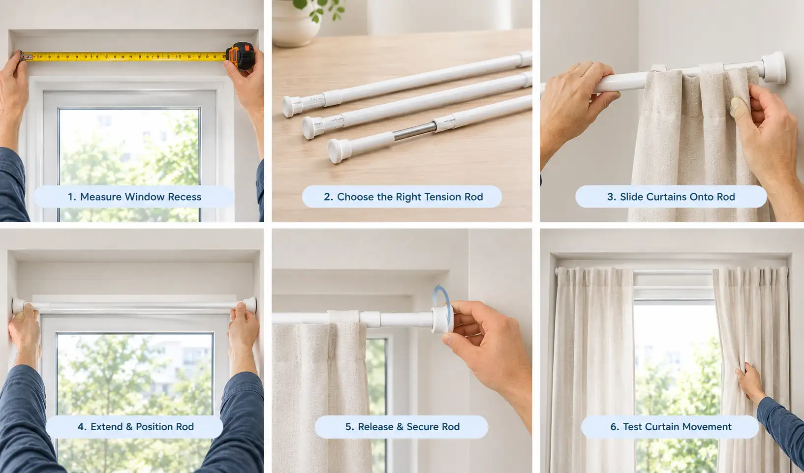 No-Drill Installation With a Tension Rod