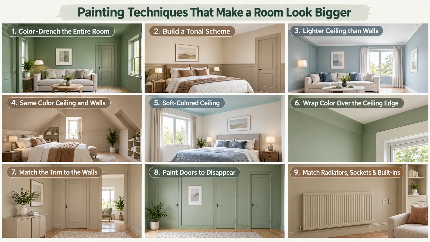 Painting Techniques That Make a Room Look Bigger