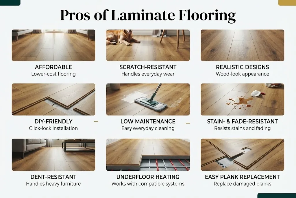 Pros of Laminate Flooring