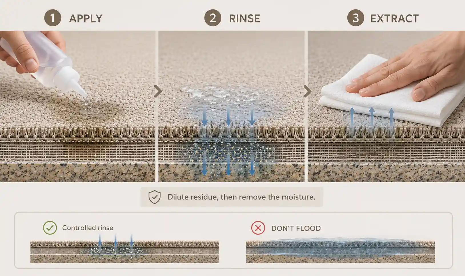 Rinse the Area With Cool Water
