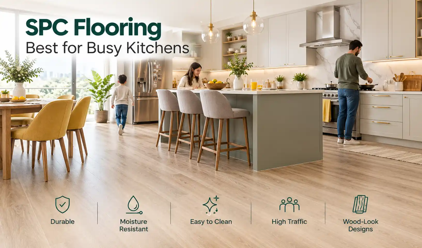 SPC Flooring - Best for Busy Kitchens