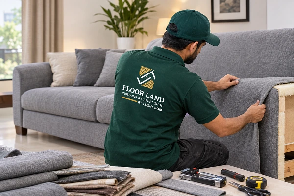 Sofa Fabric Replacement Floor Land