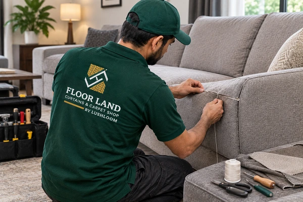 Sofa Seam, Tear and Stitching Repair Floor Land