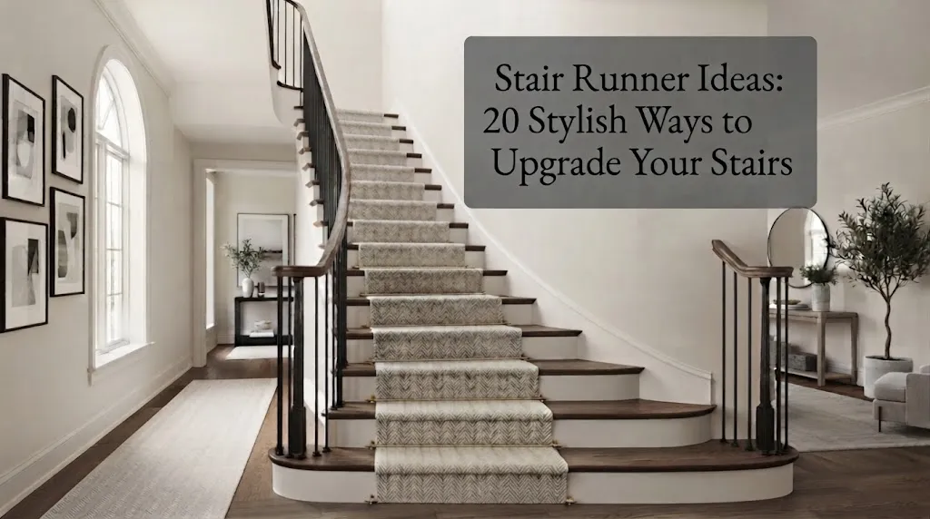 Stair Runner Ideas- 20 Stylish Ways to Upgrade Your Stairs