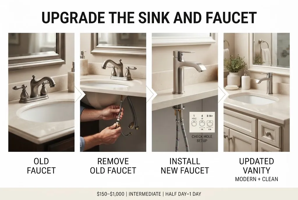 Upgrade the Sink and Faucet