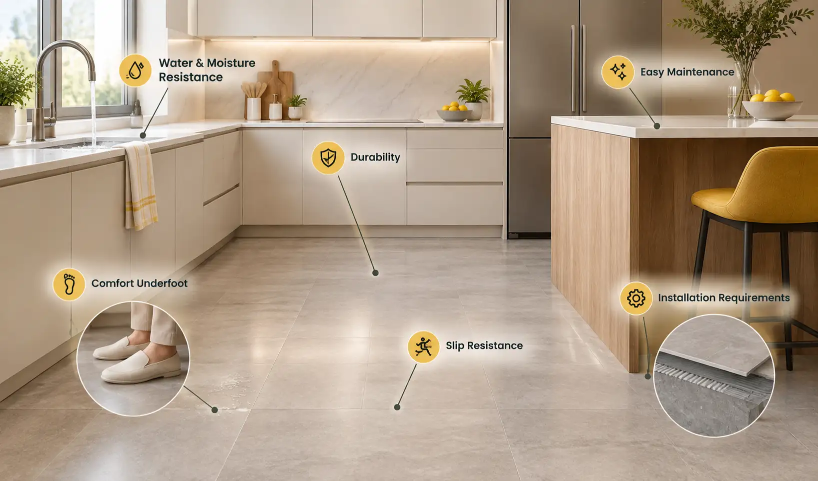 What Should You Look for in Kitchen Flooring