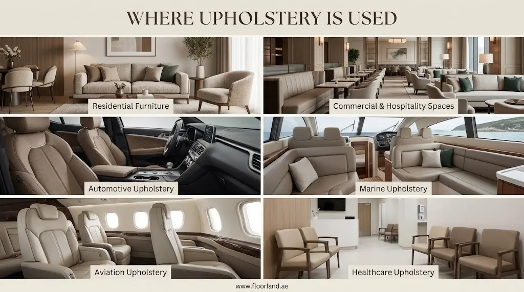 Where Upholstery Is Used