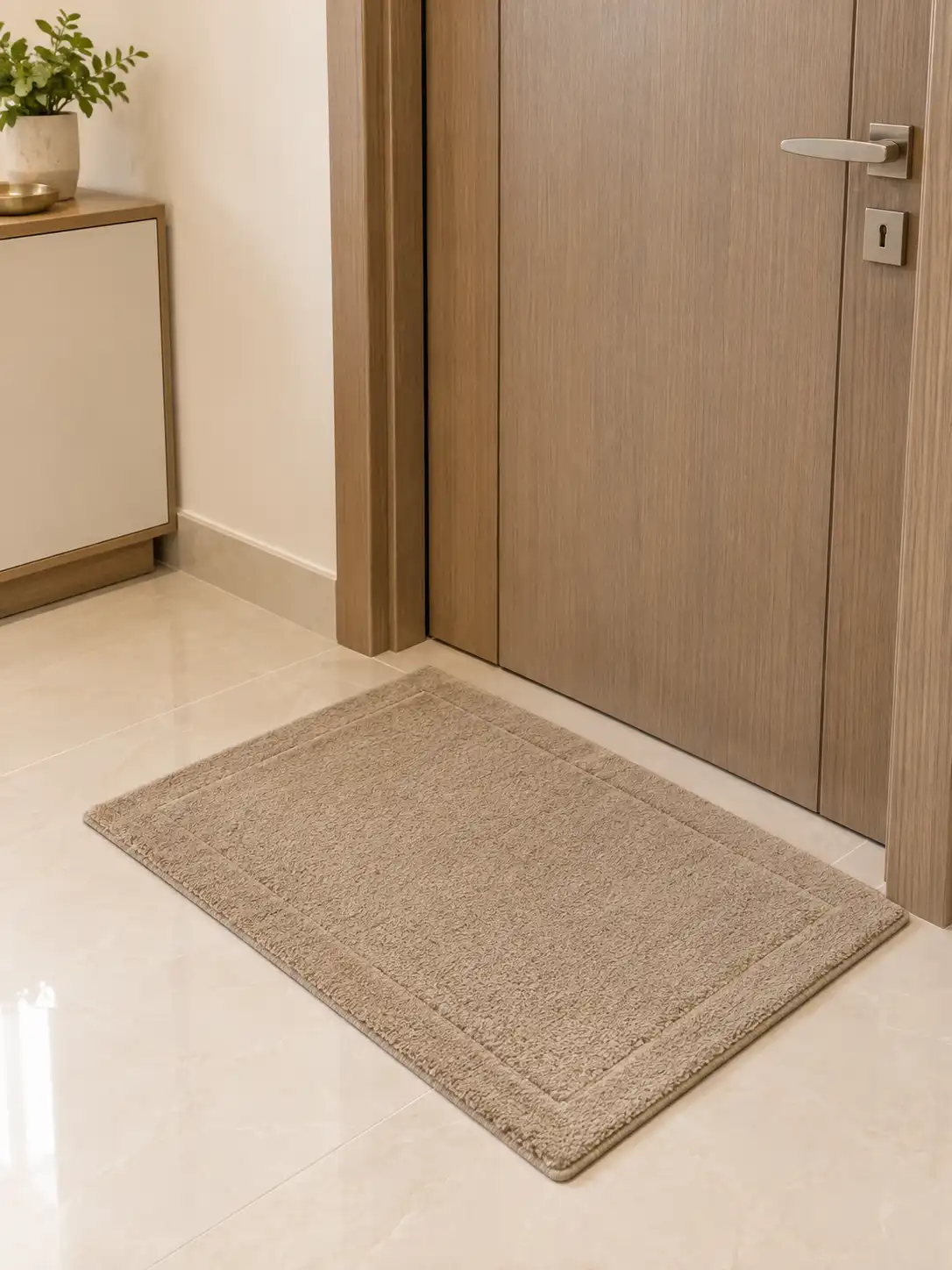 brown door mats