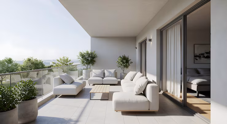 modern-apartment balcony-with-outdoor-seating