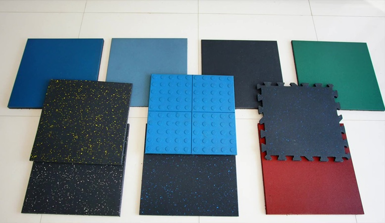 rubber flooring sample