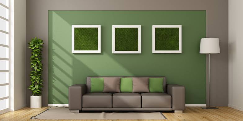 wall artificial grass