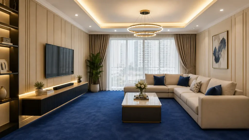 wall panel in living room
