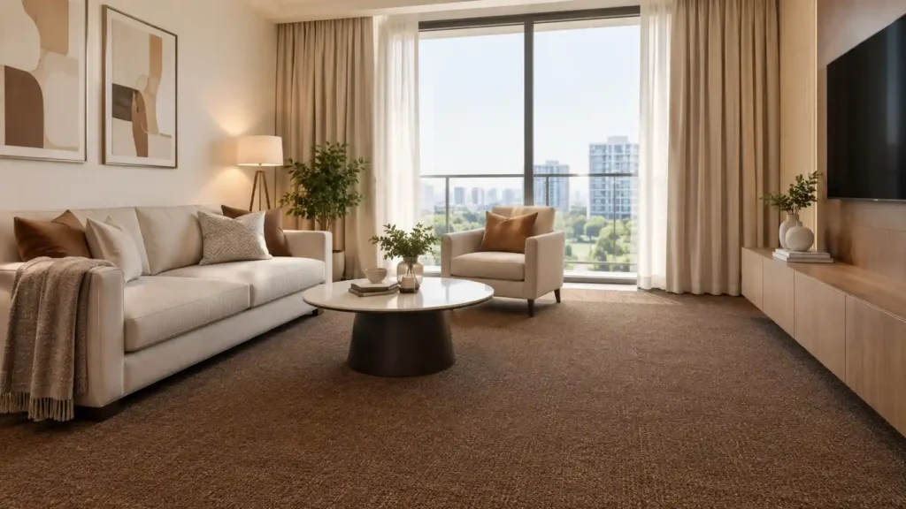 warm brown sisal carpet