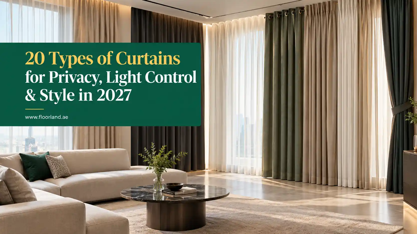 20 Types of Curtains for Privacy, Light Control & Style in 2027