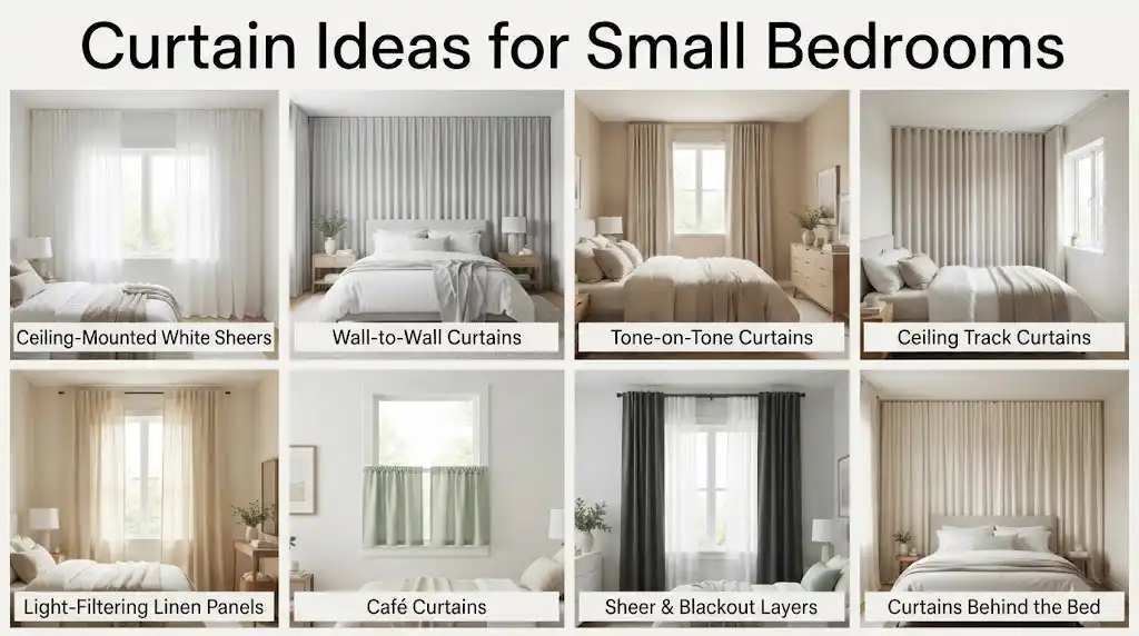 Curtain Ideas for Small Bedrooms