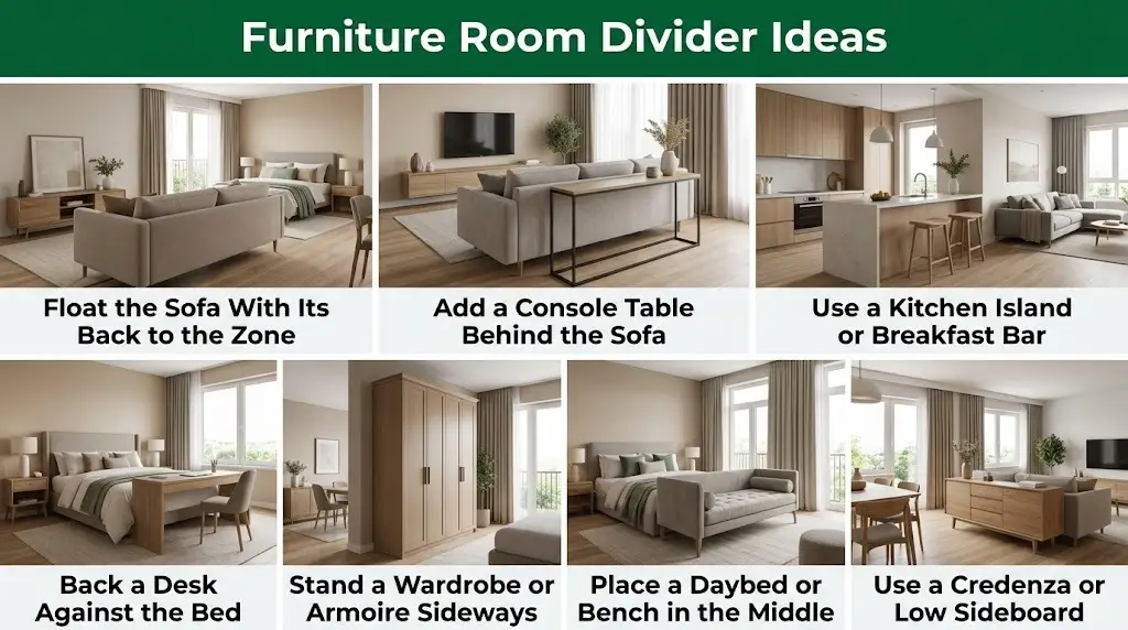 Furniture Room Divider Ideas