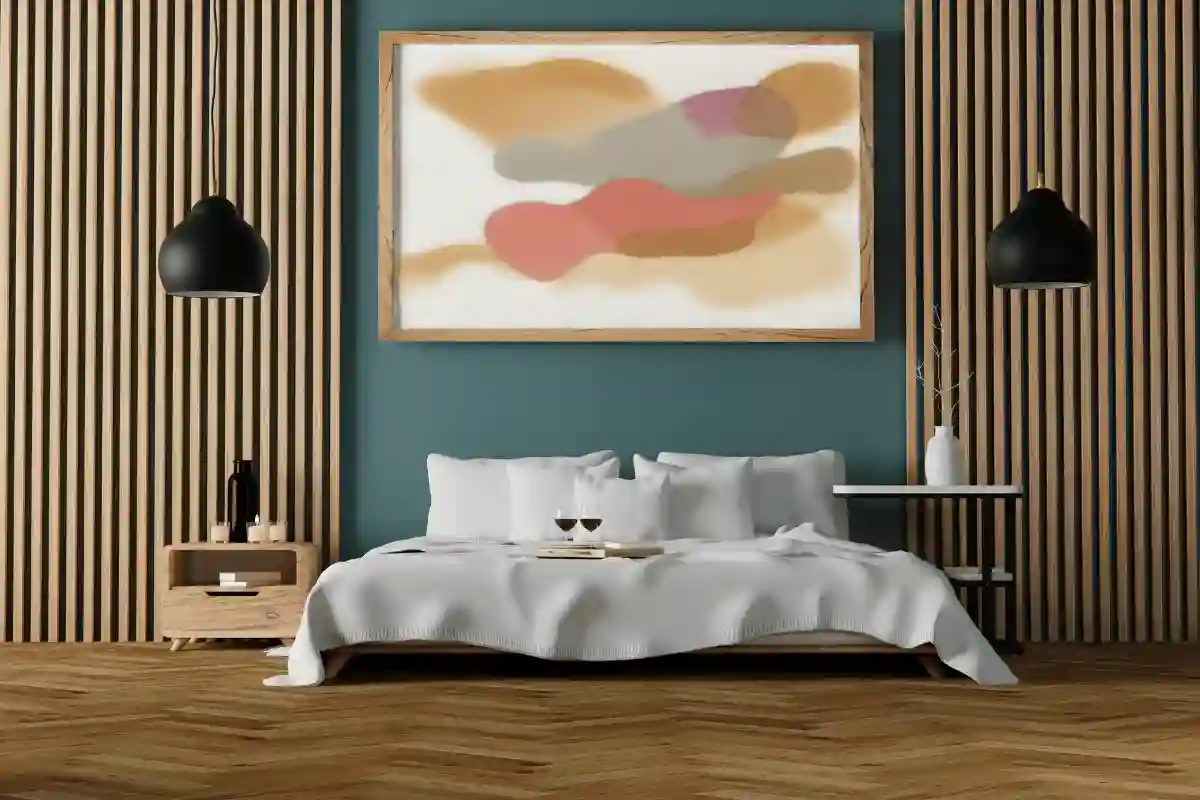 Half-Wall Paneling With a Picture Ledge