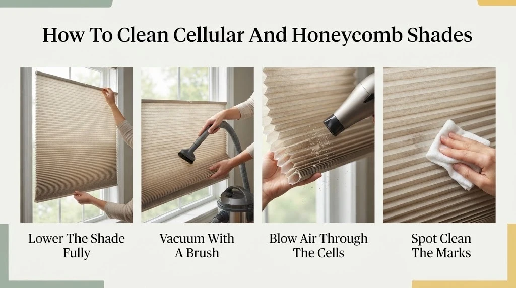 How to Clean Cellular and Honeycomb Shades