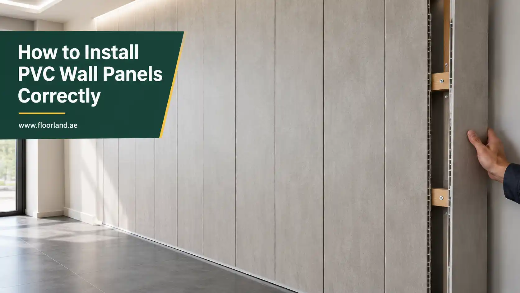 How to Install PVC Wall Panels
