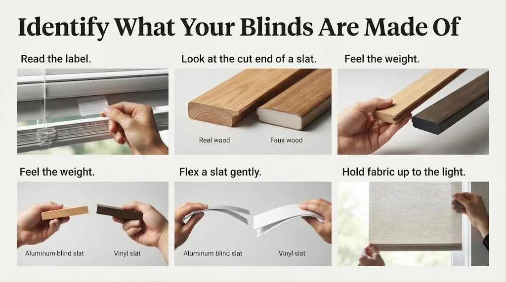 Identify What Your Blinds Are Made Of