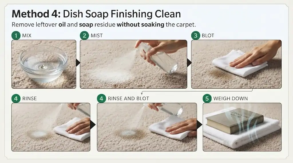 Method 4 Dish Soap Finishing Clean