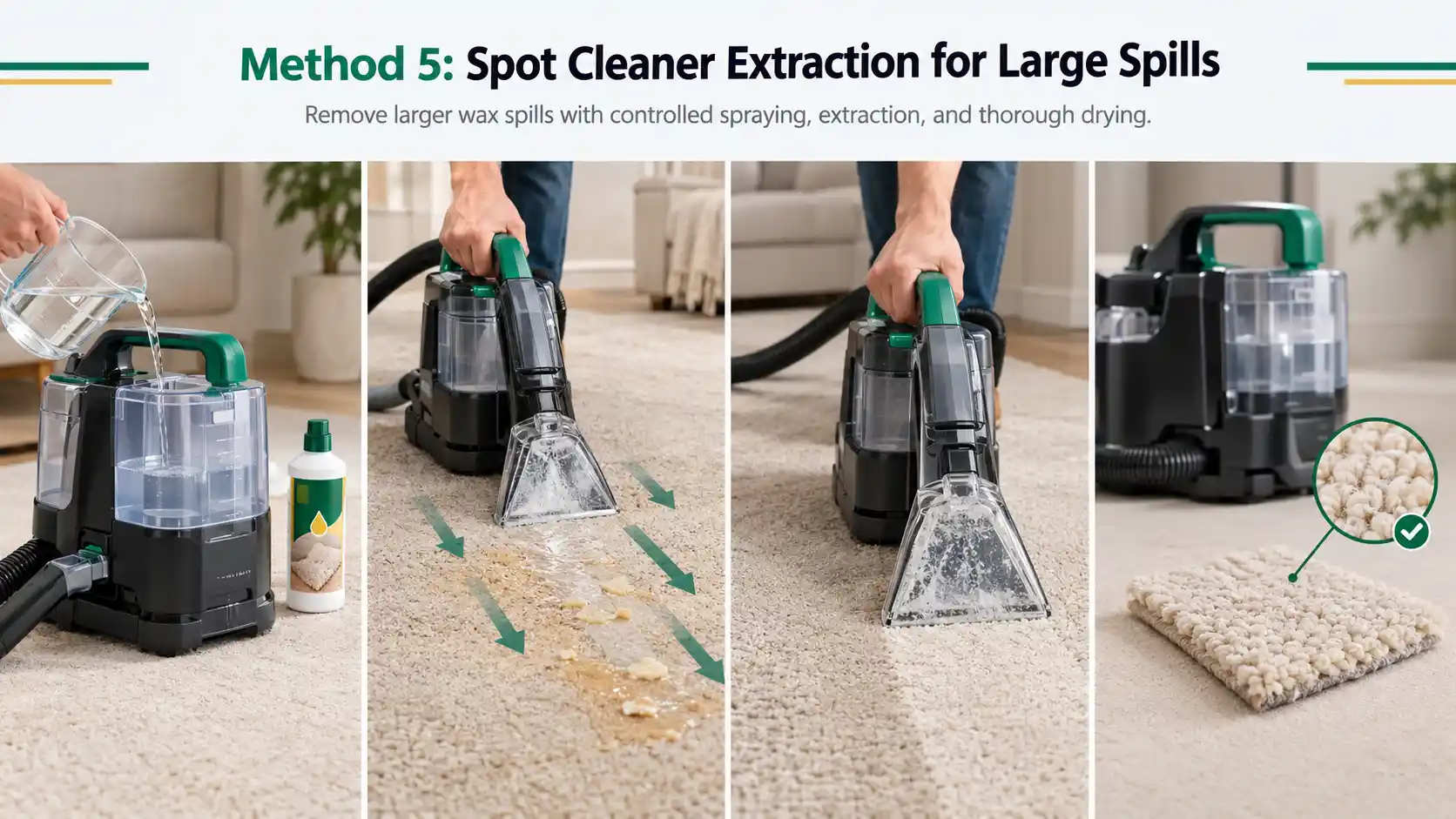 Method 5 Spot Cleaner Extraction for Large Spills