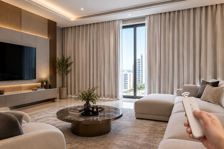 Motorized Soundproof Curtains