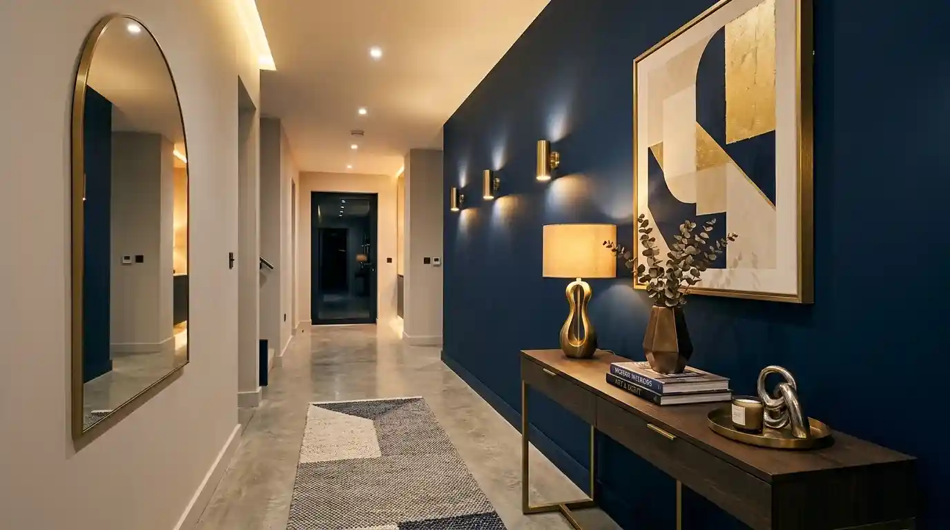 Paneled Entryway Drop Zone