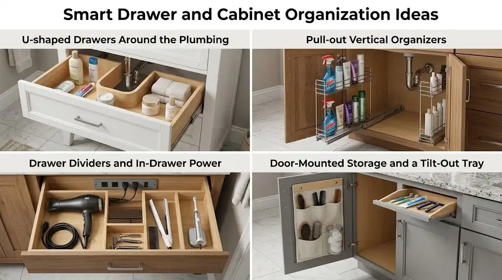 Smart Drawer and Cabinet Organization Ideas