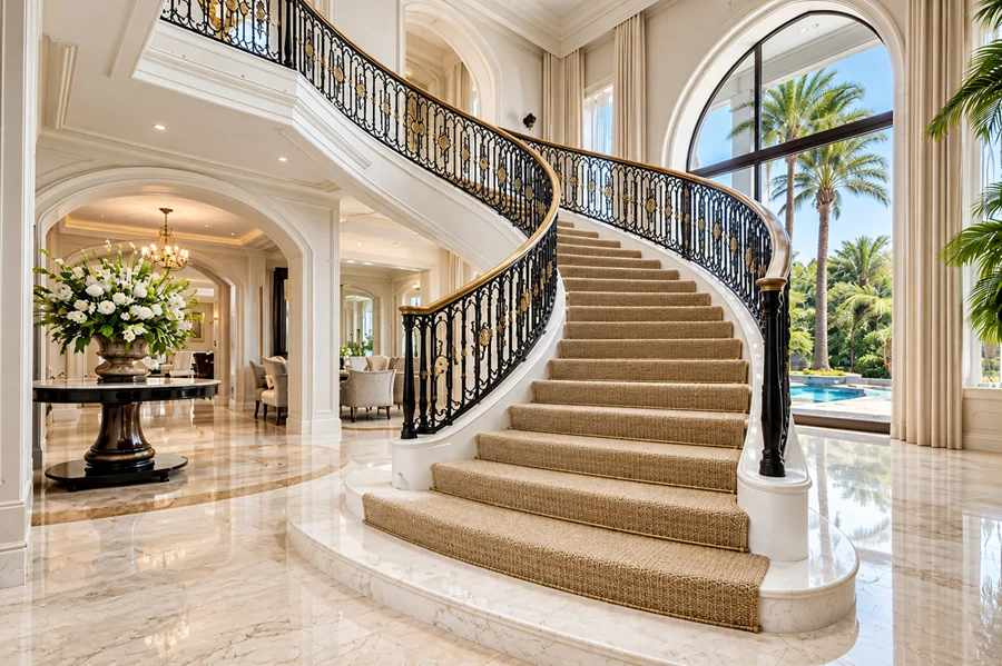 Stair-Carpet-Dubai-Buy-Custom-Stair-Runners-Installation