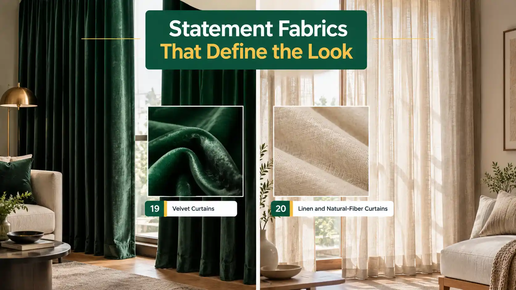 Statement Fabrics That Define the Look
