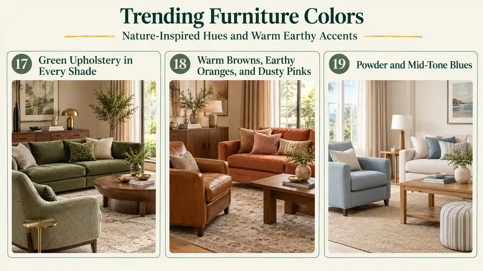 Trending Furniture Colors
