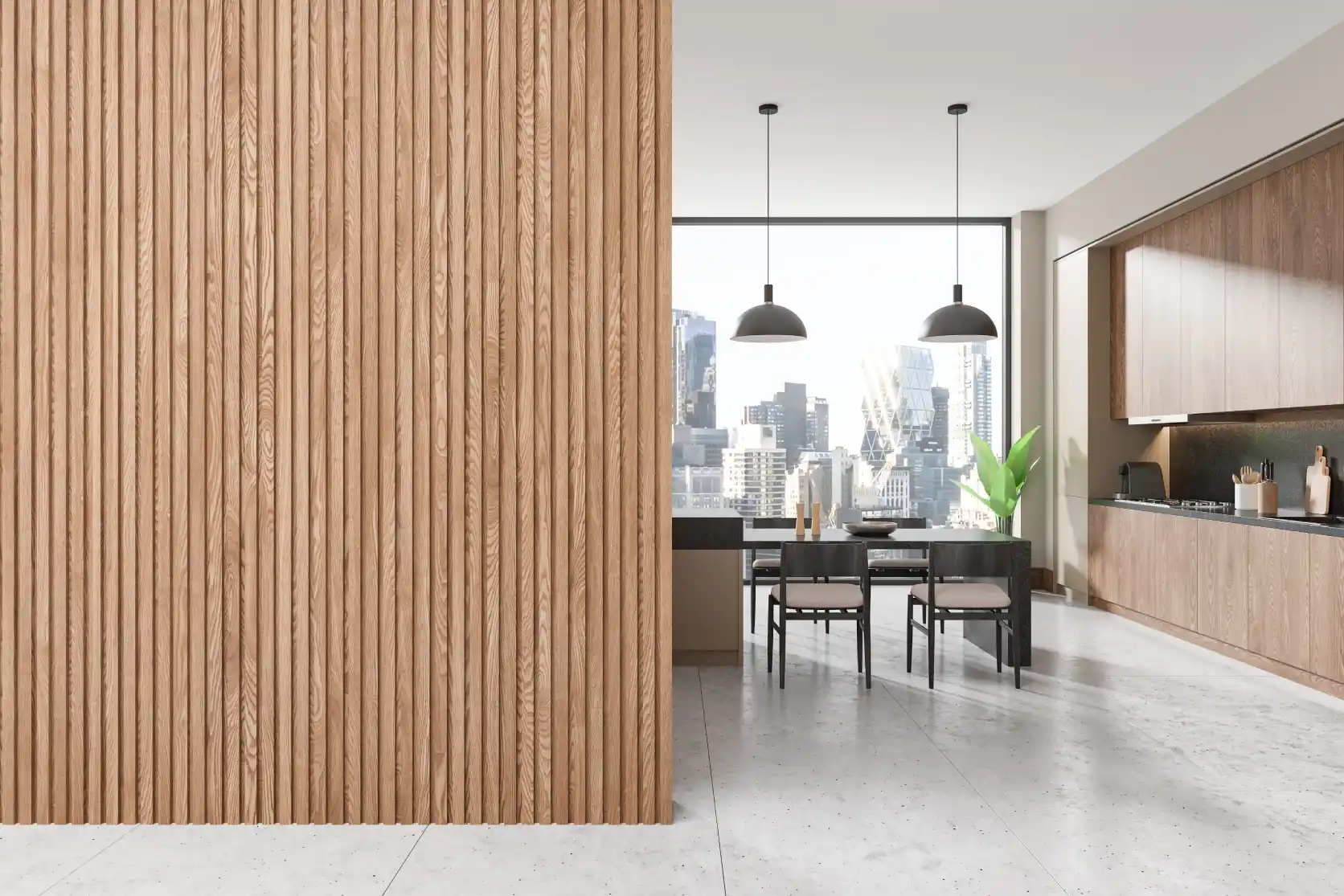 Vertical Nickel-Gap Paneling