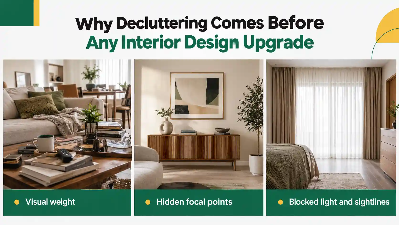 Why Decluttering Comes Before Any Interior Design Upgrade