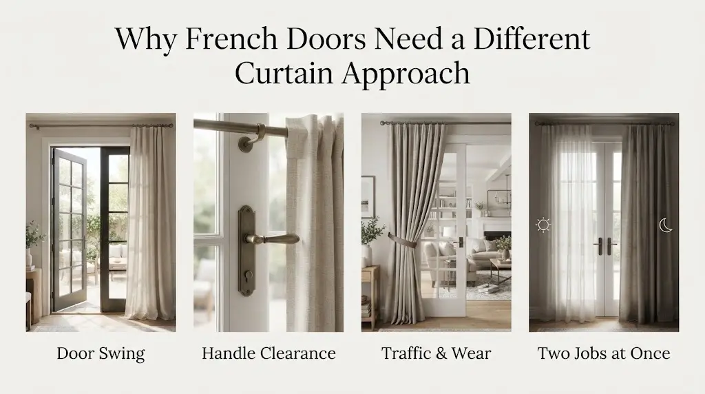 Why French Doors Need a Different Curtain Approach